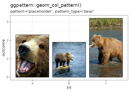 Example of 'placeholder' pattern 'bear' type