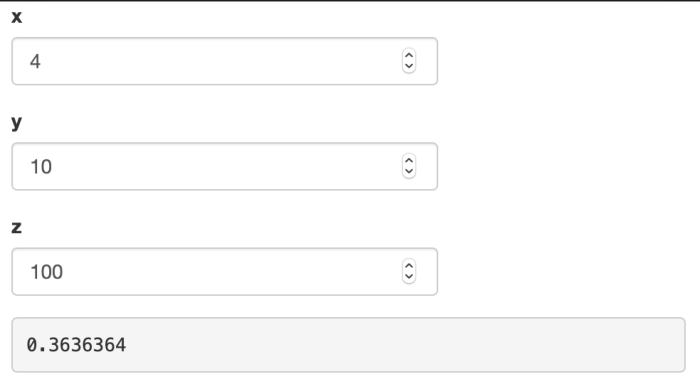 Screenshot of a Shiny app showing the shinytest2 test recorder with exported values visible in the app's code, demonstrating how exportTestValues() is used to expose internal reactive values for testing